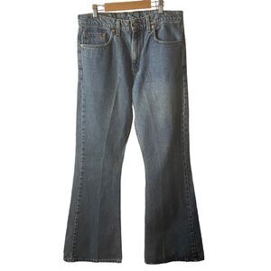 Levis 531 Flare Jeans Medium Wash Blue Denim Vintage 90s Made in USA 33